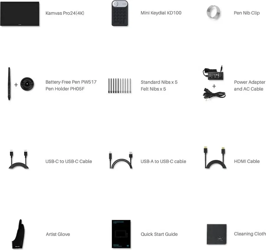 Tablet grafik Huion Kamvas Pro 24 4K - 9