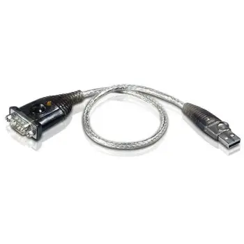 Kabllo konvertues ATEN UC232A USB në serial DB-9, 0.35m, transparent