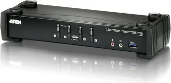 KVM switch Aten CS1924, 4 porta DisplayPort, USB 3.0, i zi