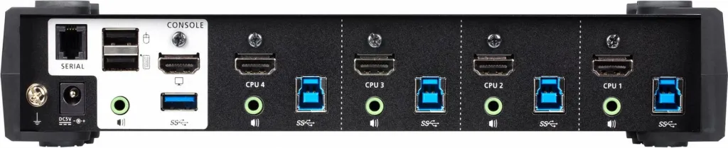 Switch KVM ATEN CS1824, 4 porta, USB 3.0, HDMI, 4K, i zi - 2