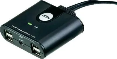Përshtatës Aten US224-AT, USB - USB, e zezë - 1