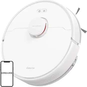Robot fshirës, Dreame, F9 Pro RLF22GA, 2500 Pa, 3200 mAh, 0.57 L + 0.23 L, i bardhë