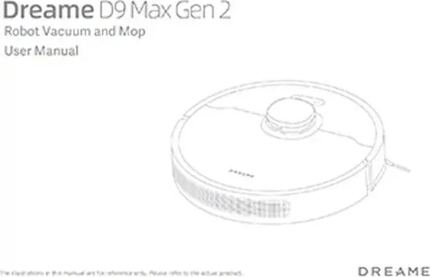 Robot pastrues Dreame D9 Max Gen 2, i bardhë - 9