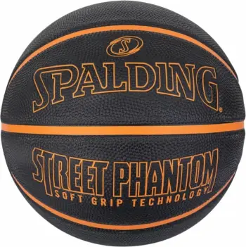 Top basketbolli Spalding Street Phantom, 84-383Z, nr.7, zezë/portokalli