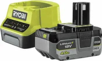 Set bateri me karikues Ryobi RC18120-140X, 18V 4Ah, One+, i gjelbër