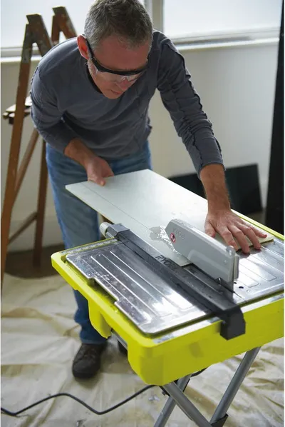 Sharrë pllakash Ryobi 178 mm 500 W (WS721S) - 6