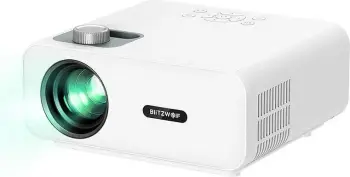 Projektor LED BlitzWolf BW-V5, 1080p, HDMI, USB, AV, i bardhë