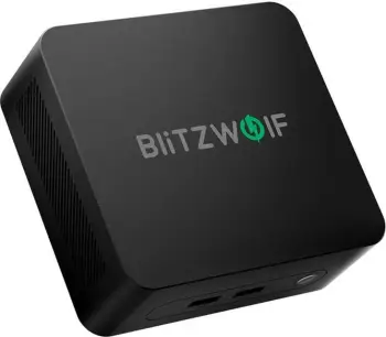 Kasë mini BlitzWolf BW-MPC2, Intel Alder Lake N100, 16 GB RAM, 512 GB SSD, Windows 11, e zezë