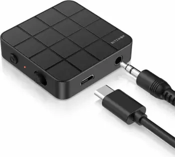 Transmetues/Marrës Bluetooth BlitzWolf BW-BL2, Bluetooth 5.0, i zi