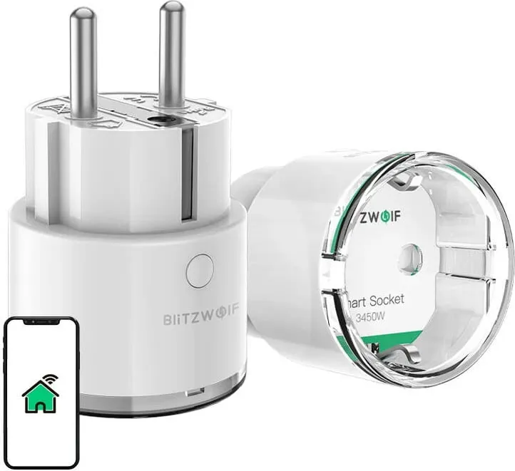 Prizë e mençur BlitzWolf BW-SHP6 Pro, Wi-Fi, 3450W, EU - 1