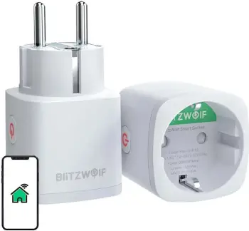 Prizë e mençur BlitzWolf BW-SHP13, ZigBee, EU, 3680W, e bardhë