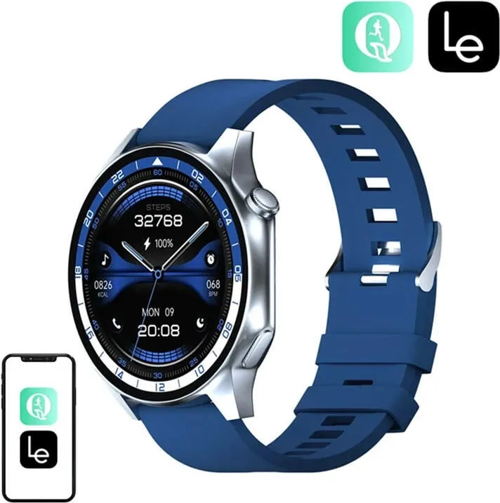 Smartwatch BlitzWolf BW-AR1, 1.43" AMOLED, 1GB memorie, IP67, Kaltër - 1