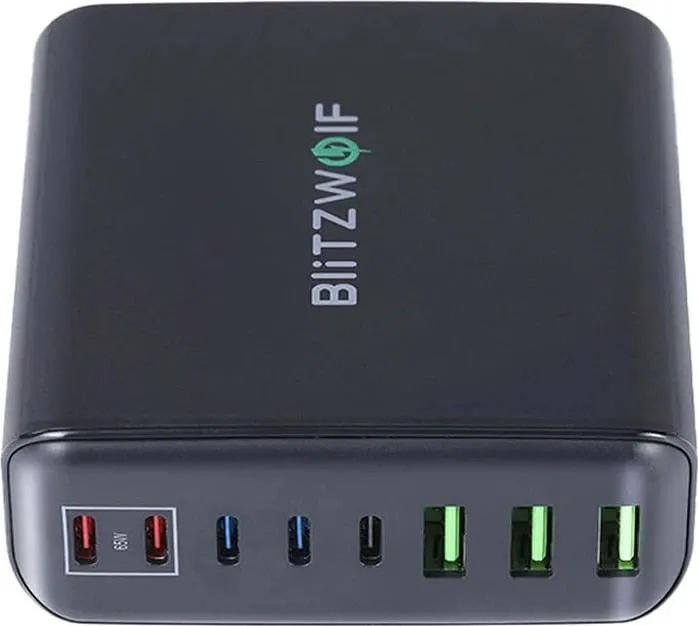 Karikues muri BlitzWolf BW-S26, 250W, 8 porta USB-A/USB-C, zi - 2
