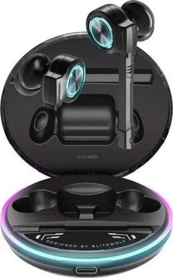 Dëgjuese me wireless BlitzWolf, të zeza