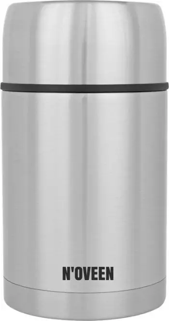 Termus për drekë Noveen Lunch Thermos TB951, 0.8L, çelik inox, argjendtë