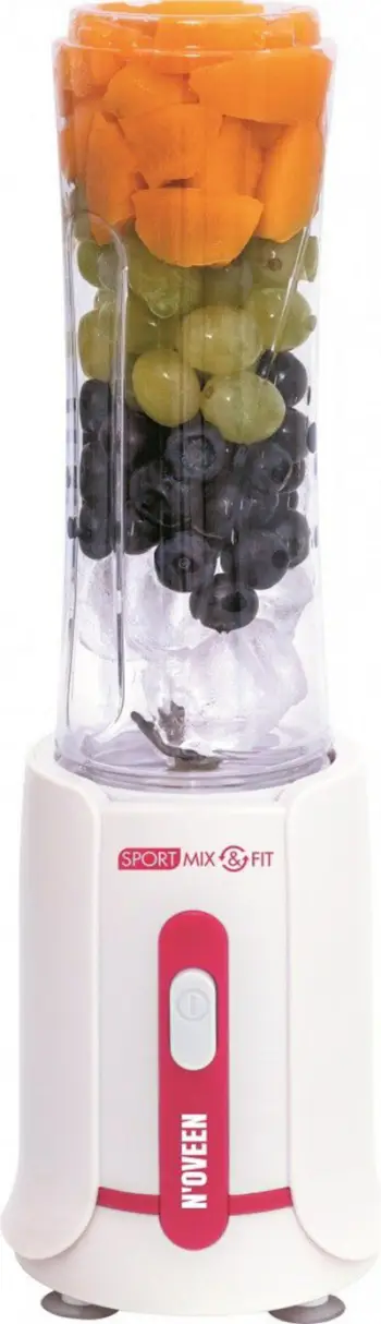 Blender për smoothie Noveen, 300W, i bardhë / rozë