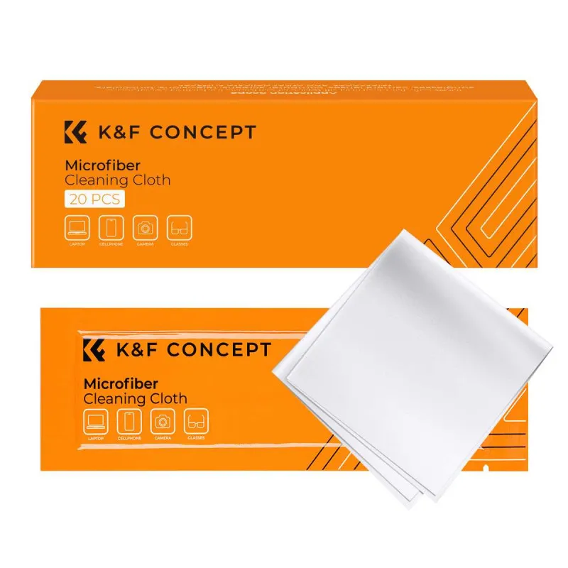 K&F Concept 20 Pcs Microfiber Cleaning Cloth Kit - 1