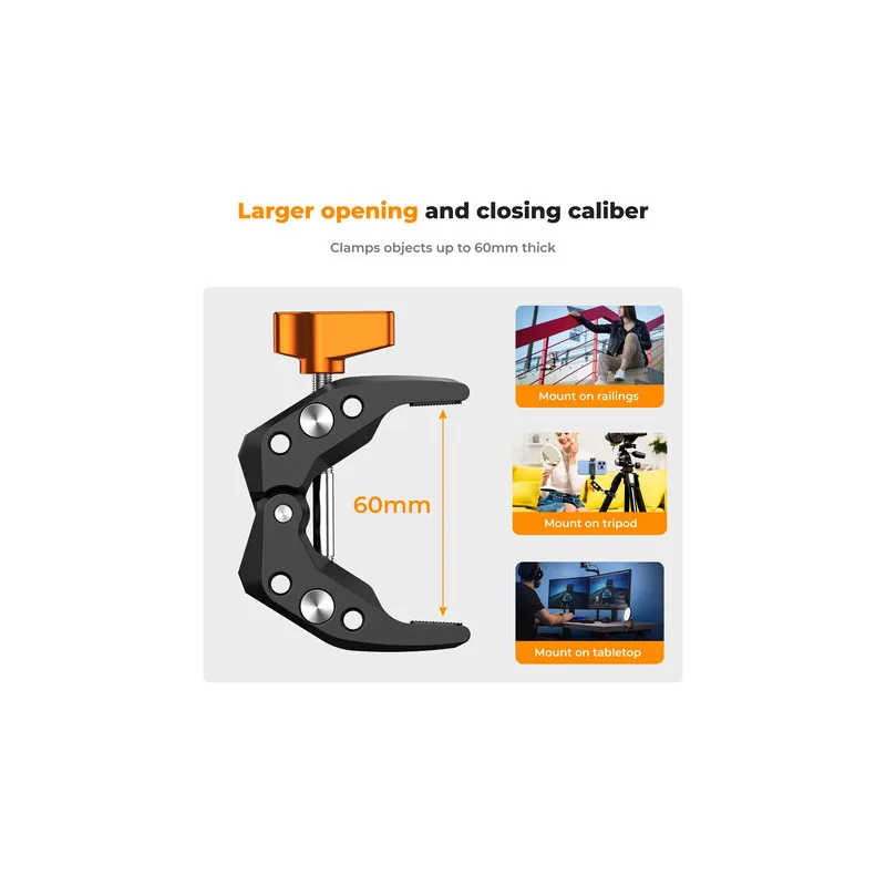 K&F Concept Multi-functional Super Clamp - 5
