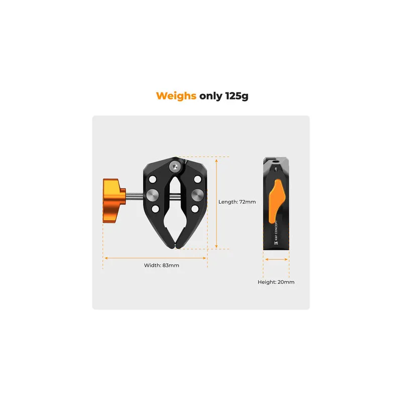 K&F Concept Multi-functional Super Clamp - 7