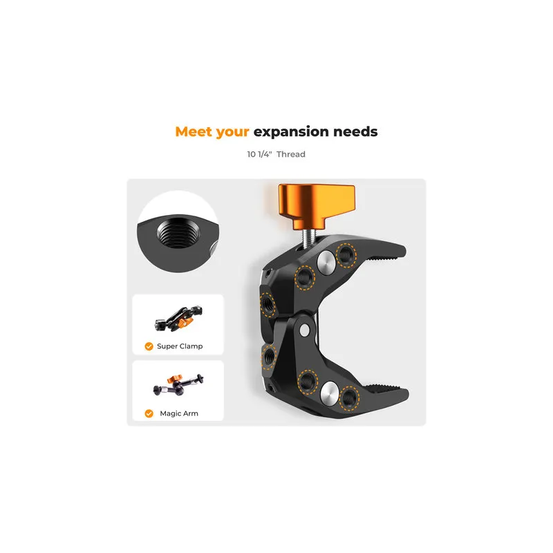 K&F Concept Multi-functional Super Clamp - 8