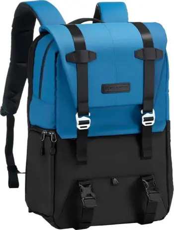 Çantë shpine K&F Concept Beta V7, 20L, për fotografi, blu e zezë