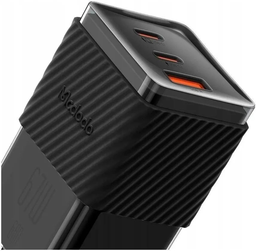Karikues Mcdodo CH-1501 GaN 67W, 2x USB-C, USB-A, i zi - 1