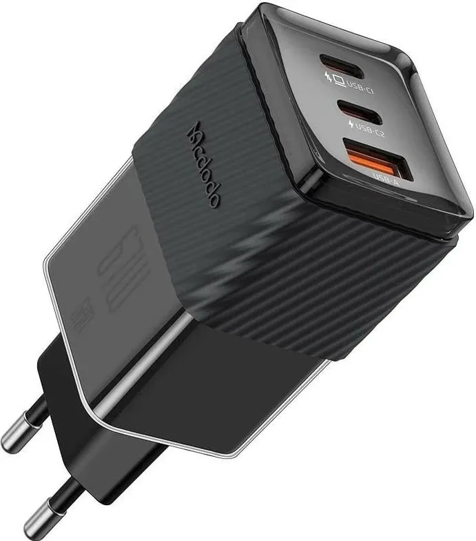 Karikues Mcdodo CH-1501 GaN 67W, 2x USB-C, USB-A, i zi - 3