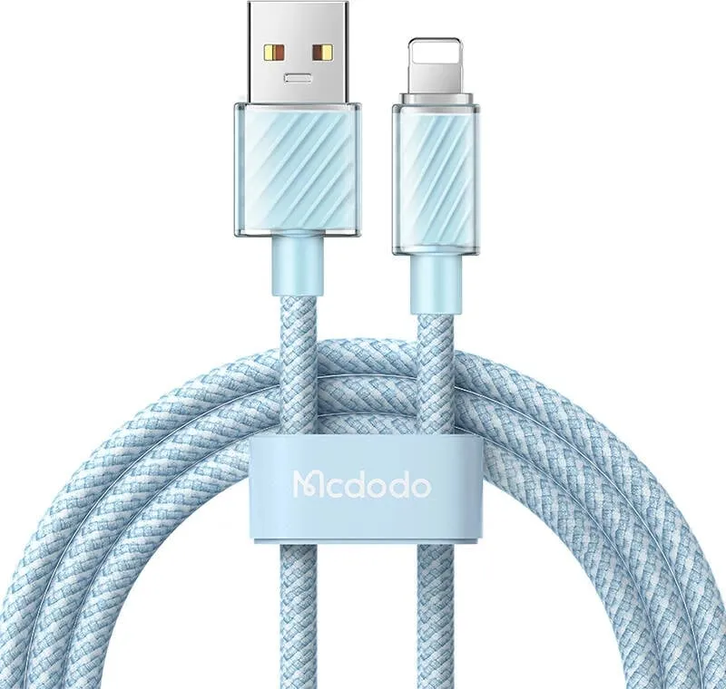 Kabllo USB-A në Lightning Mcdodo CA-3641, 1.2m, kaltër - 1