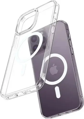 Mbështjellës magnetik Mcdodo Crystal për iPhone 14 Pro Max, transparent