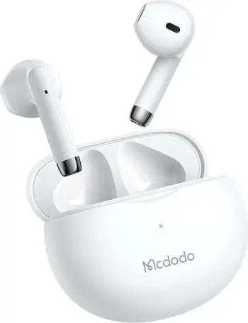 Kufje TWS Mcdodo HP-8030, Bluetooth 5.0/5.3, me kuti karikimi, të bardha