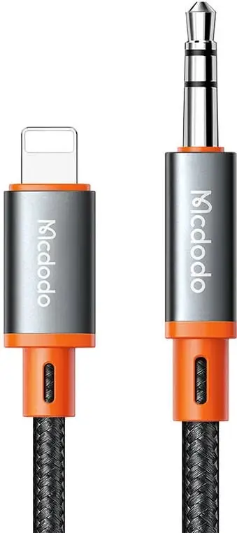 Kabllo audio Mcdodo CA-0890, Lightning në 3.5mm AUX, 1.8m, e zezë