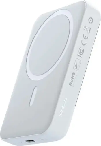 Powerbank Mcdodo MC-4260, 10000mAh, 20W, Wireless, Bardhë