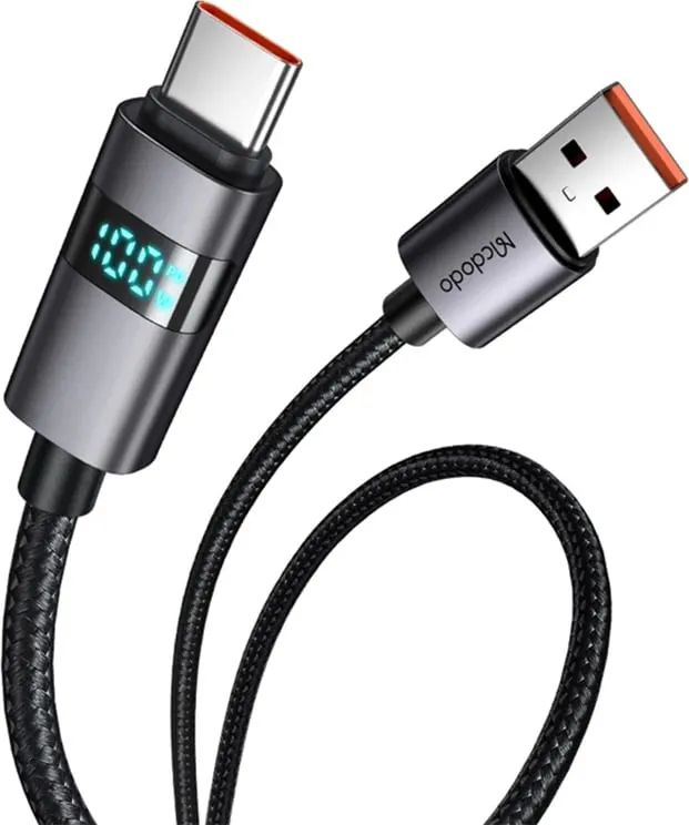 Kabllo USB-A në USB-C Mcdodo CA-6520, 1.2m, e zezë - 3