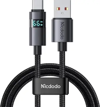 Kabllo USB-A në USB-C Mcdodo CA-6520, 1.2m, e zezë