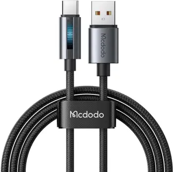 Kabllo Mcdodo CA-5180 USB-A në USB-C, 1.2m, e zezë