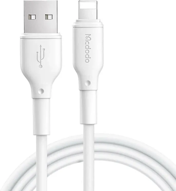 Kabllo USB-A në Lightning Mcdodo JCA-7270, 1.2m, e bardhë - 1
