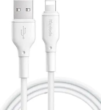 Kabllo USB-A në Lightning Mcdodo JCA-7270, 1.2m, e bardhë