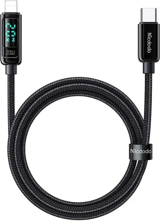 Kabllo Mcdodo CA-8810 USB-C në Lightning, 1.2m, 36W, e zezë - 1