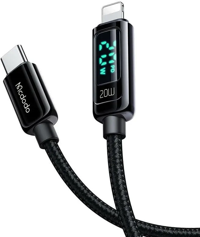 Kabllo Mcdodo CA-8810 USB-C në Lightning, 1.2m, 36W, e zezë - 3