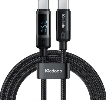 Kabllo USB-C në USB-C Mcdodo CA-5780, 1.2m, 60W, e zezë