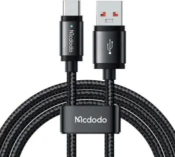 Kabllo Mcdodo CA-4730 USB-A në USB-C, 1.5m, 120W, e zezë