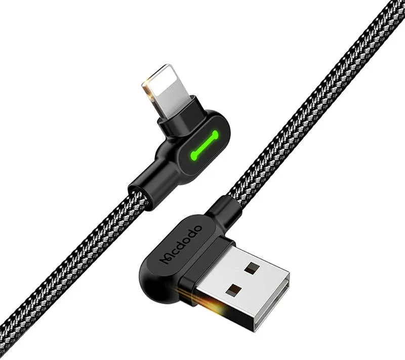 Kabllo USB në Lightning Mcdodo CA-4673, 1.8m, e zezë - 3