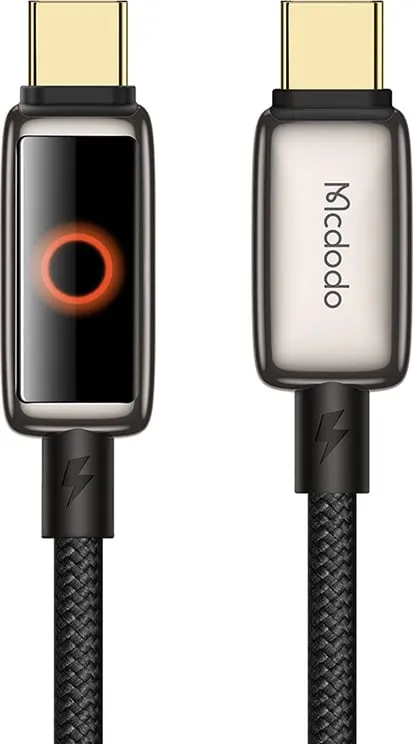 Kabllo USB-C në USB-C Mcdodo CA-6680, 1.2m, e zezë - 2