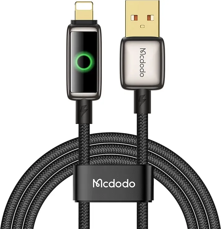 Kabllo Mcdodo CA-6590 USB-A në Lightning, 1.2m, e zezë - 1
