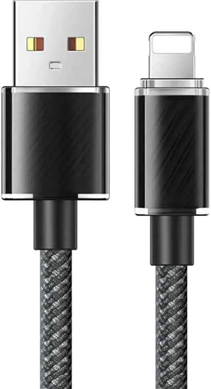 Kabllo USB-A në Lightning Mcdodo CA-3640, 1.2m, e zezë - 2