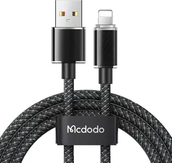 Kabllo USB-A në Lightning Mcdodo CA-3640, 1.2m, e zezë