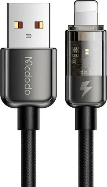 Kabllo Lightning Mcdodo CA-3141, 1.8m, e zezë