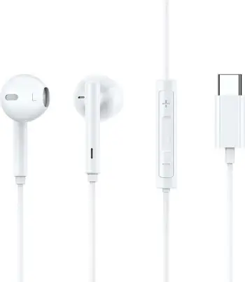 Kufje me kabllo Mcdodo HP-7500, USB-C, të bardha