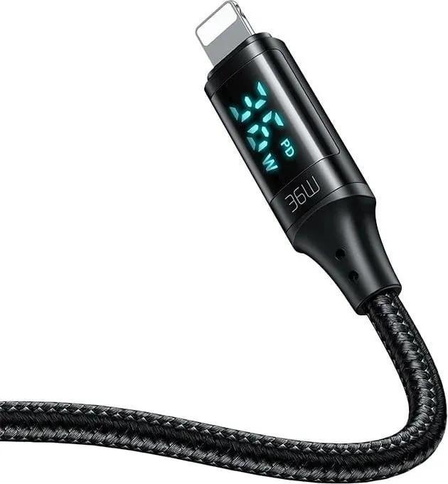 Kabllo Mcdodo CA-1030 USB-C në Lightning, 1.2m, 36W, e zezë - 2