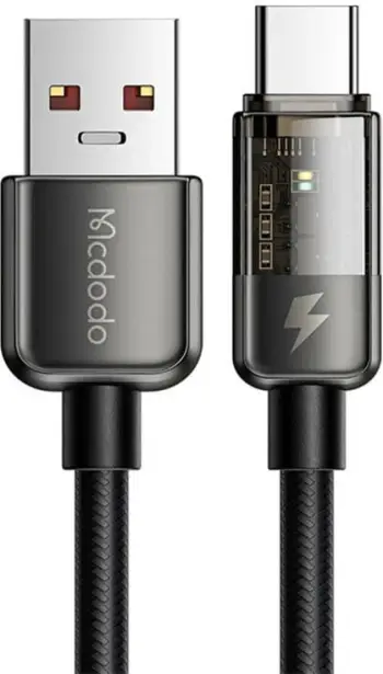 Kabllo USB-C Mcdodo CA-3150, 1.2m, 6A, e zezë